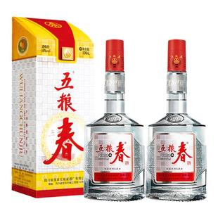 【官方旗舰店】五粮春50度500ml*2瓶 浓香型白酒纯粮食酒送礼喜宴