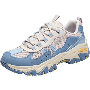 斯凯奇云屿丨户外登山徒步鞋新款男女厚底老爹鞋抓地耐磨运动鞋