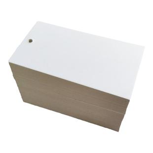 吊牌定做logo 空白吊卡衣服标签现货 合格证定制白卡服装商标订做