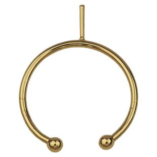 14K包金平托可粘珍珠戒托带针活口戒指手工diy饰品配件首饰材料