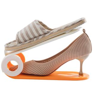 放鞋子收纳神器省空间鞋柜分层隔板可调节双层鞋托架鞋拖鞋架鞋盒