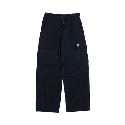 MLB柳智敏同款运动裤工装阔腿裤