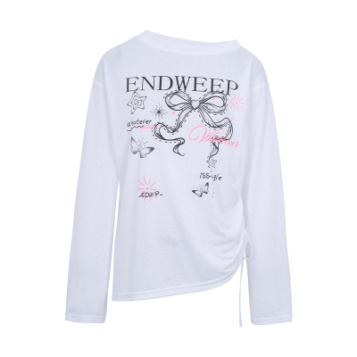 【Endweep官方店】斜肩薄款罩衫