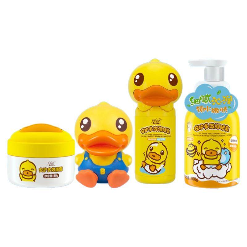 B.duck baby安护多效儿童面霜水润保湿润肤乳不含香精秋冬季专用