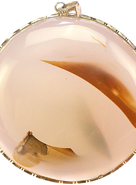 男女吊坠海洋玉髓像形风景水墨画