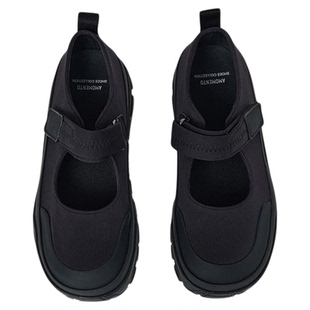 [AMOMENTO] 博主搭配 25PS Vibram Mary Jane 扣带时尚厚底休闲鞋