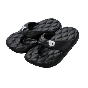 卡通可爱人字拖女夏季外穿eva防水防滑踩屎感海边夹板沙滩凉拖鞋