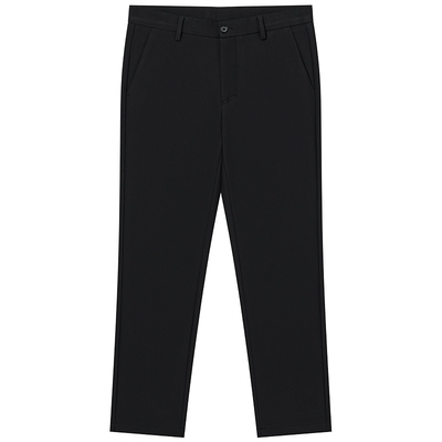 JDV商场同款黑色基础款九分裤