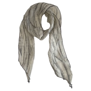 日系条纹丝巾搭配衬衫长条秋冬围巾薄款丝带飘带高级感系脖子颈饰