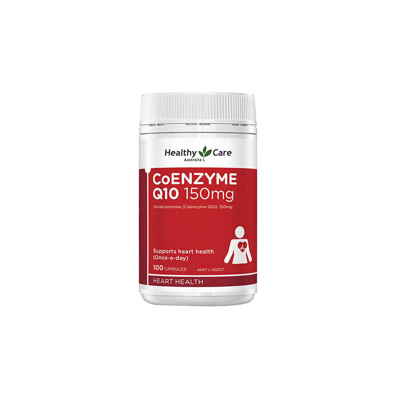 HealthyCare辅酶150mg软胶囊Q10促进血保护心脏男女熬夜加班100粒