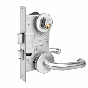 304不锈钢防火门锁全套通用型消防安全锁芯通道门锁配件把手锁体