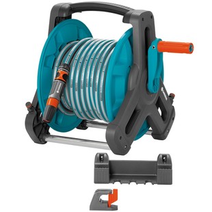 德国嘉丁拿进口GARDENA水管收纳神器收卷器收纳架浇水水管车套装