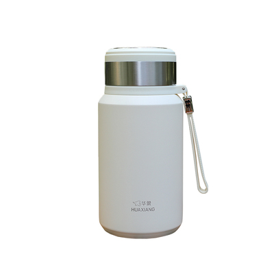 便携茶水分离大容量不锈钢华象