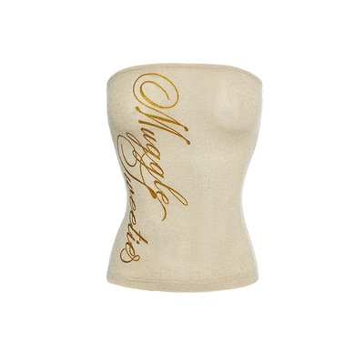 4muggle原创设计春夏金色抹胸女