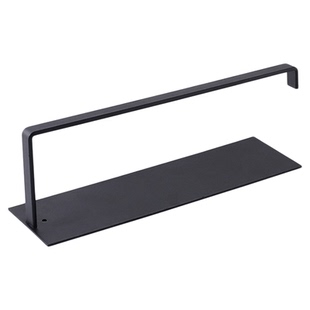 碳钢厨房卷纸架免打孔橱柜纸巾置物架纸筒挂架保鲜膜抹布收纳卫生