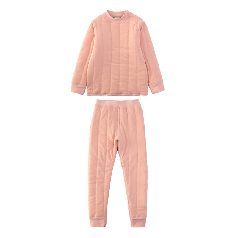 儿童校服神器冬季校服内搭保暖套装初中高中生加厚套装棉服家居服