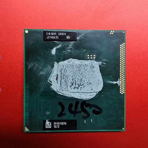 原装正式版I5-2450M SR0CH笔记本CPU，支持25—议价