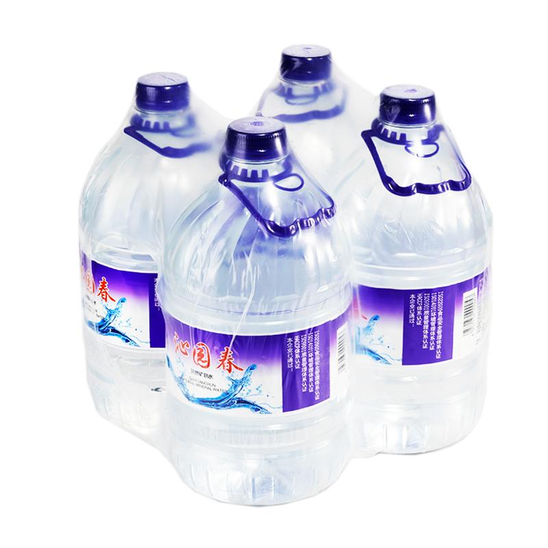 沁园春天然矿泉水 4.5L*4桶 天然自涌泉弱碱性煮饭泡茶饮用水