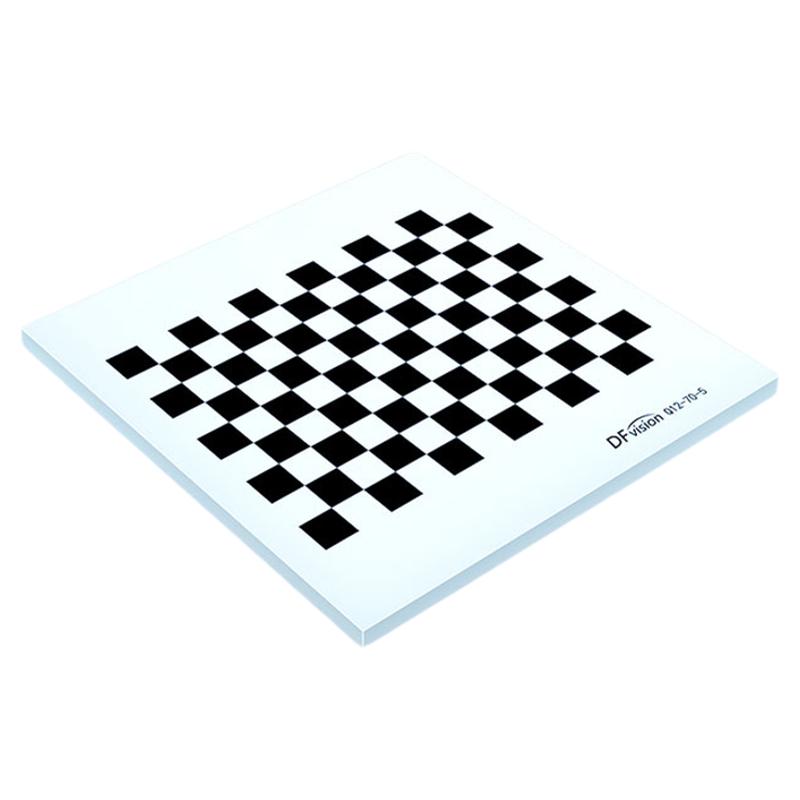 大凡光学高精度棋盘格标定板漫反射黑白格机器视觉相机标定板定制