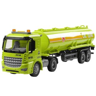儿童油罐车工程车超大号运输车半挂车模型宝宝汽车3岁6男孩玩具车