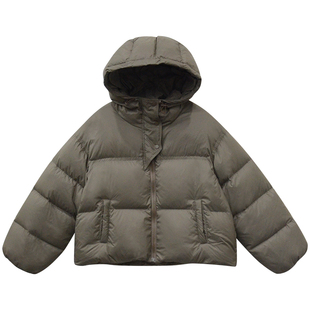 一三良品小个子 小奶包2.0 长款短款连帽羽绒服面包服外套女冬季
