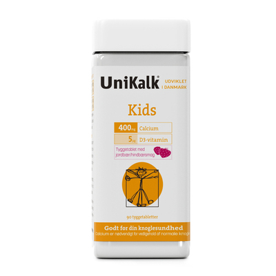 Unikalk儿童钙片咀嚼片维D钙90粒