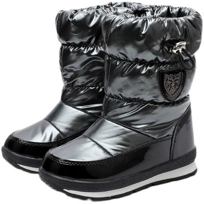 儿童雪地靴防水防滑男女棉鞋