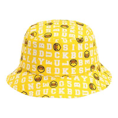 B.Duck小黄鸭纯棉遮阳儿童渔夫帽