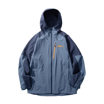 狼爪情侣拼色冲锋衣防水