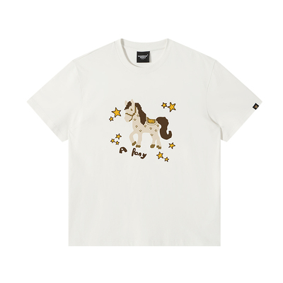 薛之谦dsp星星小马印花T恤