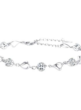 vana海洋之心手链女纯银小众设计