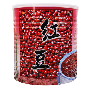 名忠糖水红豆罐头3.2kg 免煮即食熟大红豆奶茶店专用整箱商用大罐