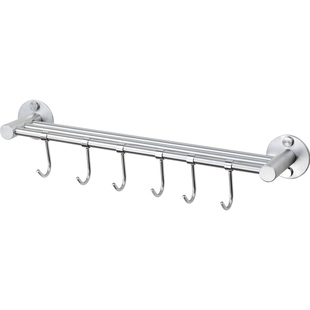 免打孔刀架壁挂式304不锈钢厨房菜刀收纳架放菜板砧板置物刀具架