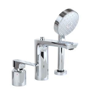 科勒龙头KOHLER三孔缸边浴缸龙头冷热水手持淋浴花洒套装K-72330T