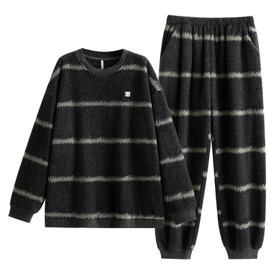 【商场同款】家乐芬男半边绒睡衣