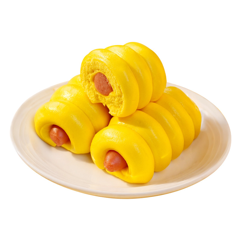 儿童速食早餐热狗馒头卷肠仔包子