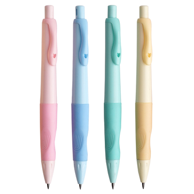 海豚自动铅笔不断芯2.0小学生专用莫兰迪色自动笔儿童一年级初学者二年级矫正握姿粗杆练字用HB加粗铅芯写字