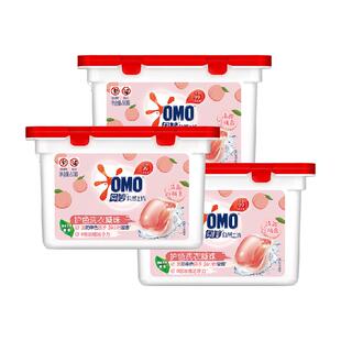 奥妙桃桃春日香柔洗衣凝珠400G*3盒持久留香抑菌除螨去渍