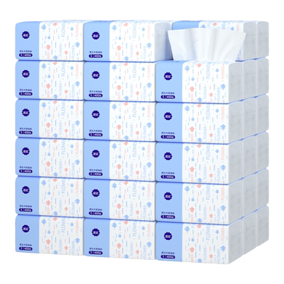 漫花400张抽纸整箱批实惠装