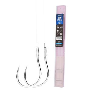 川泽曲柄金袖伊势尼鱼钩子线双钩成品绑好防缠绕鱼钩袖钩鲫鱼钩