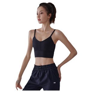 NUKE一体式瑜伽运动文胸 立体罩杯吊带背心式防震防下垂健身内衣