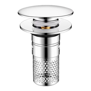 洗手盆漏水塞子按压式下水器弹跳芯过滤网洗脸池面盆台盆配件通用