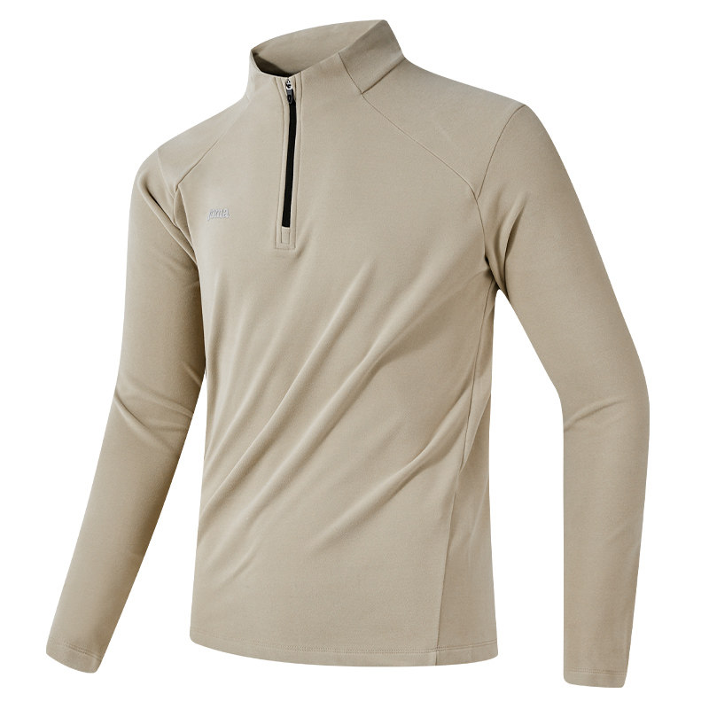 Joma26秋冬新款半拉链训练服一体绒保暖跑步运动抗菌内搭长袖
