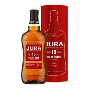 【高地】Jura吉拉15年雪莉桶 单一麦芽威士忌苏格兰洋酒正品行货