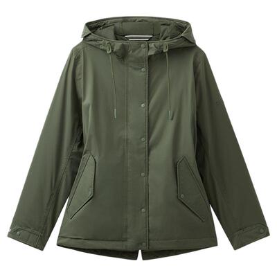 艾高棉服鱼尾下摆保暖棉外套女款