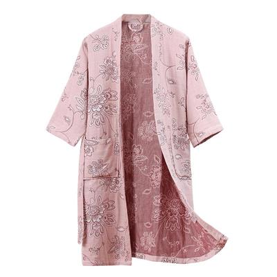 英夫仕浴袍纯棉吸水洗澡可穿浴巾