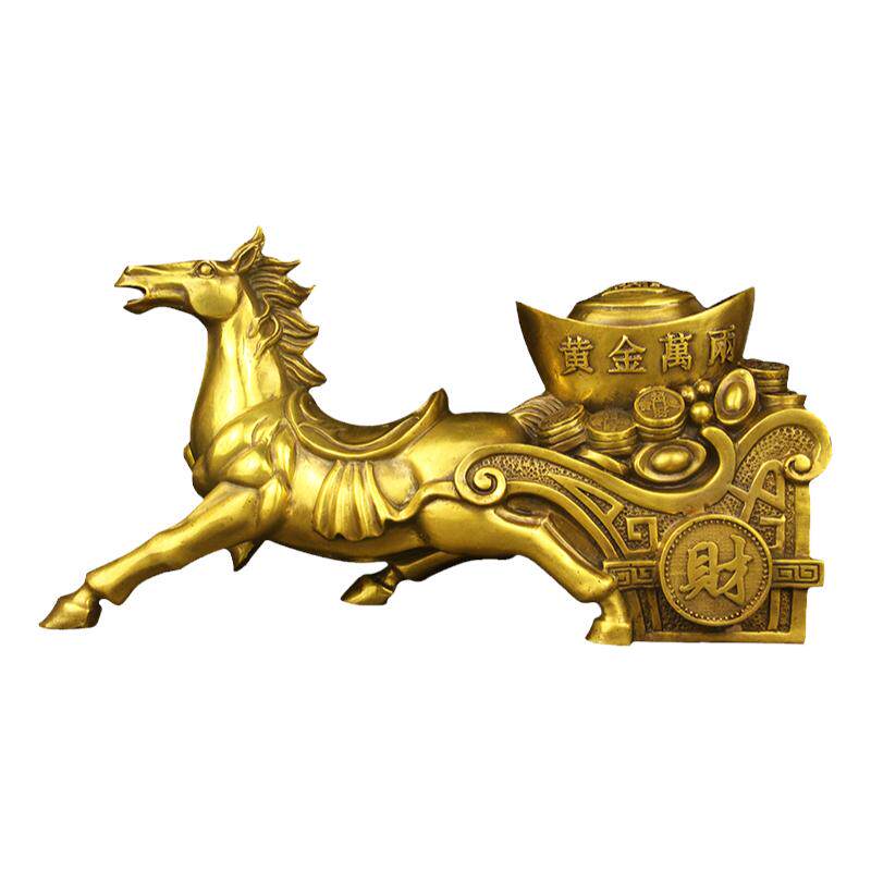 黄铜马摆件家居办公室公司店铺