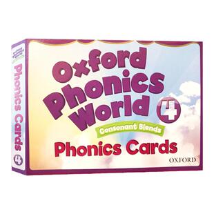 Oxford Phonics World 4级别图文卡片 牛津幼少儿英语教材OPW配套卡片教学大卡字母a-z the Alphabrt phonics cards