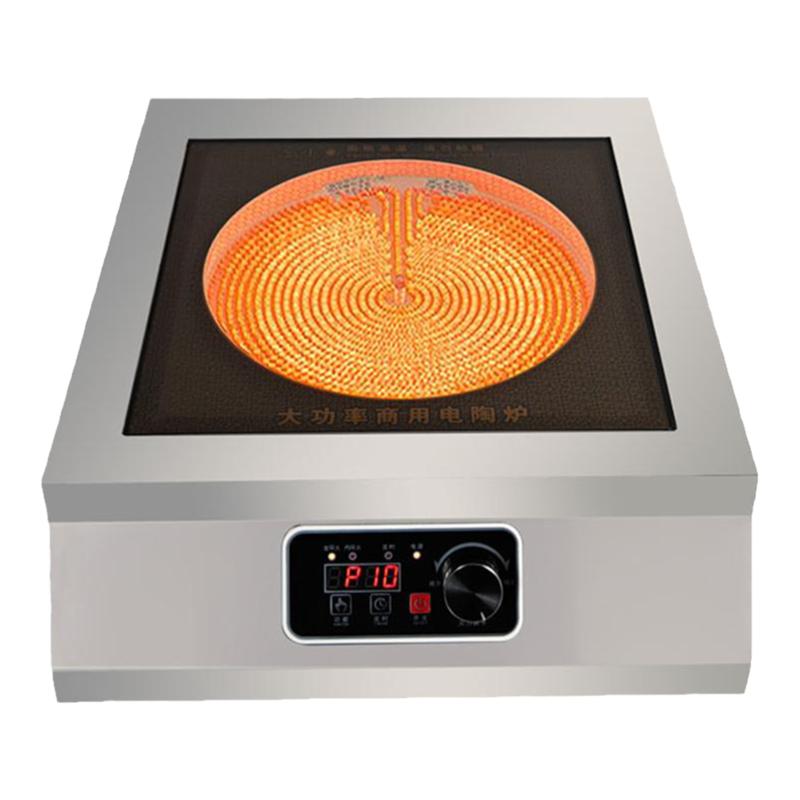 商用电陶炉5000W/6000w/8000W平面凹型爆炒大功率电磁炉红外线