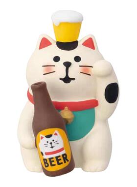 日式ZAKKA西瓜猫可爱庭院摆件
